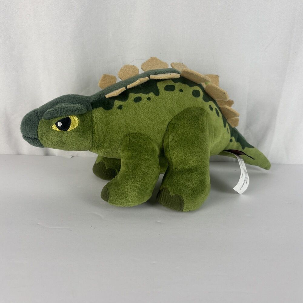 Jurassic World Stegosaurus Dinosaur Plush Green 11" long No Tags